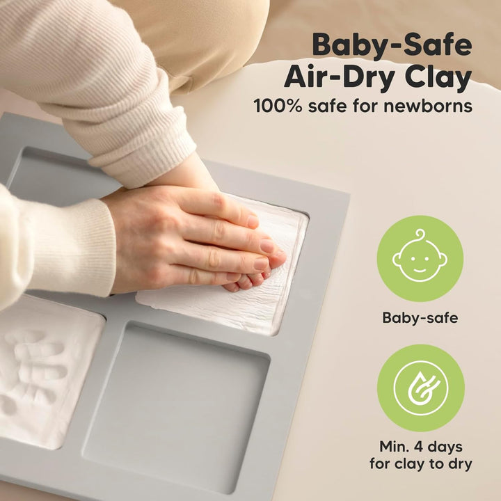 Baby Handabdruck und Fussabdruck Set - Baby Fussabdruck Set, Gipsabdruck Baby Hand und Fuss, Baby Fu