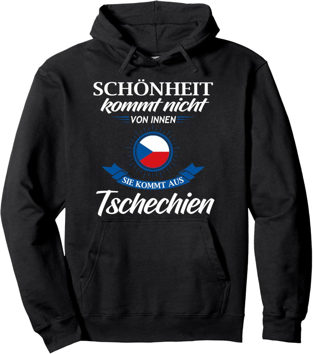 Schönheit kommt von Tschechien Flagge Patrioten Pullover Hoodie