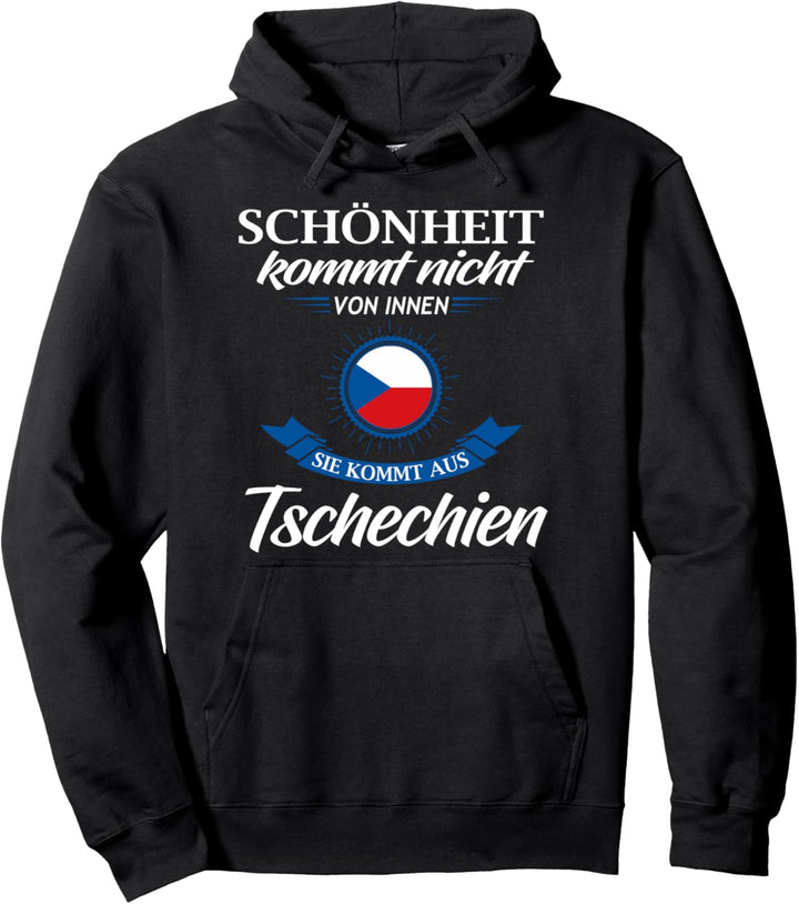 Schönheit kommt von Tschechien Flagge Patrioten Pullover Hoodie