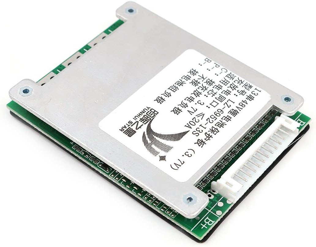DollaTek 48V 20A 13Series BMS PCB Protection Board mit Balancing für Li-Ion Cell 18650 Battery