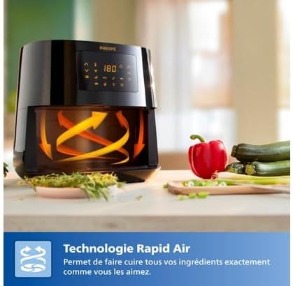 Friteuse Philips Essential Airfryer XL HD9280/70 2000 W Noir