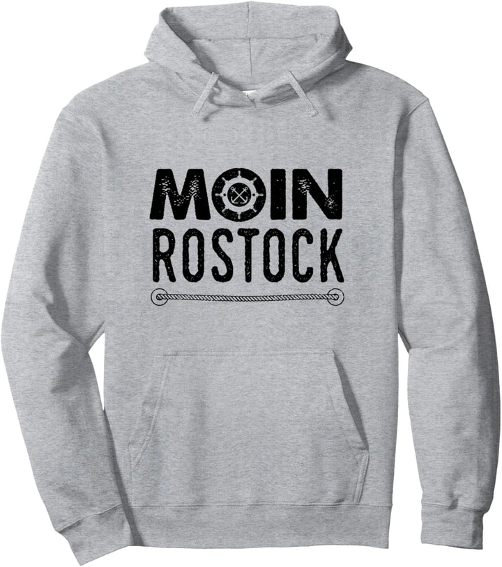Heimathafen Rostock Moin Rostocker Anker Ostsee Geschenk Pullover Hoodie