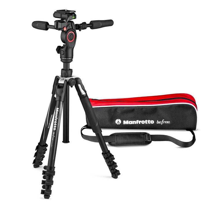 Manfrotto Befree Advanced 3-Way Tripod Kit, Tripod and Fluid Head in Aluminium for Cameras and Camco