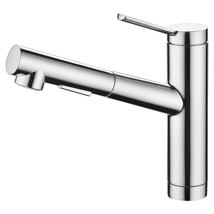 CREA Wasserhahn Küche, Küchenarmatur mit Ausziehbarer Brause, Spültischarmatur Küche mit 2 Strahlart