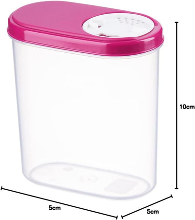 MiraHome Gewürzdosen Schüttdosen Streudosen Vorratsdosen Austrian Quality 0,30L (12 STK) Rosa 0,30l
