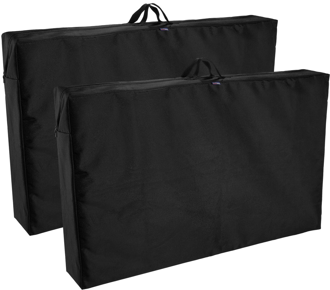 BRUBAKER 2er Pack Premium Schutztasche/Aufbewahrungstasche für Gartenstühle - Robustes Oxford 600D G
