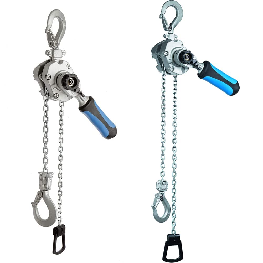 PLANETA Mini-Aluhebelzug PAH, 500 kg Tragfähigkeit, 1.5m Hub, Industriequalität & Mini-Aluhebelzug P