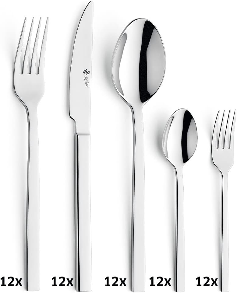 Paul Wirths Besteckset 60-teilig, Edge