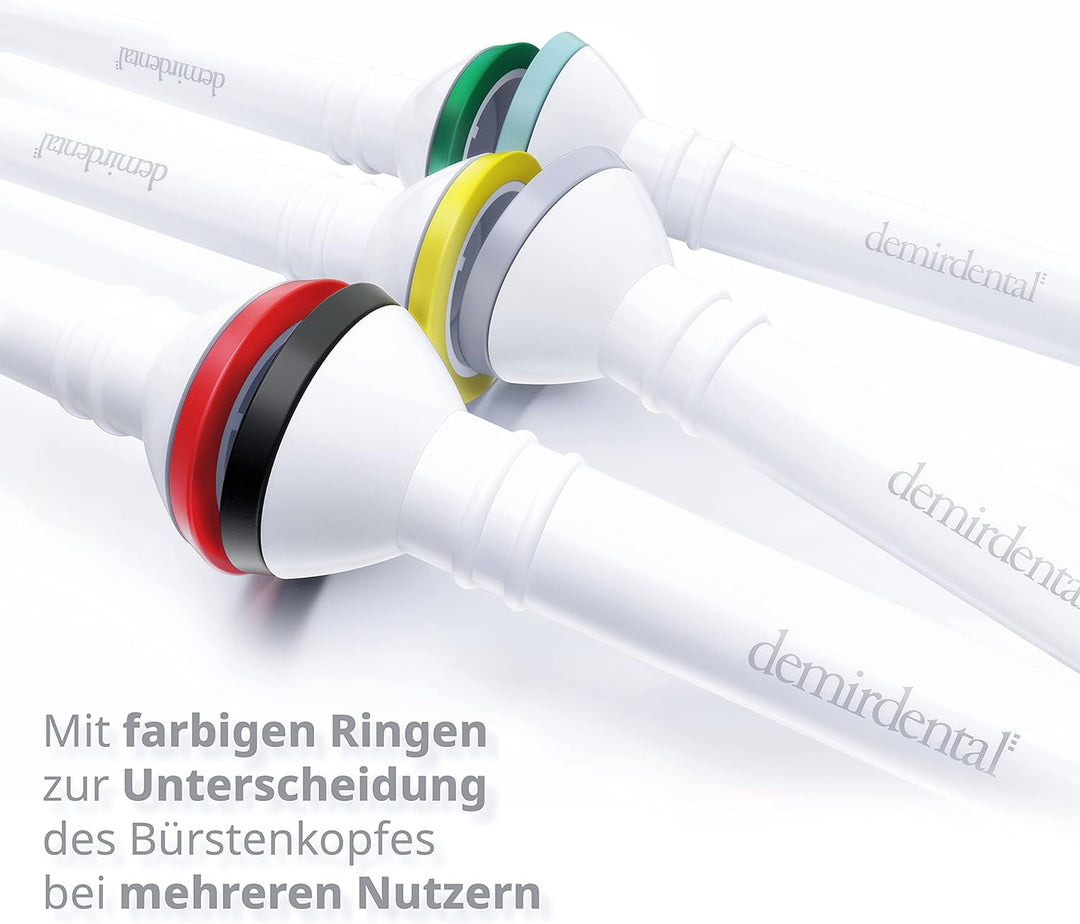 8er demirdental Ersatzbürsten passend für Philips Sonicare, Mini Aktivkohle Aufsätze & Aufsteckbürst