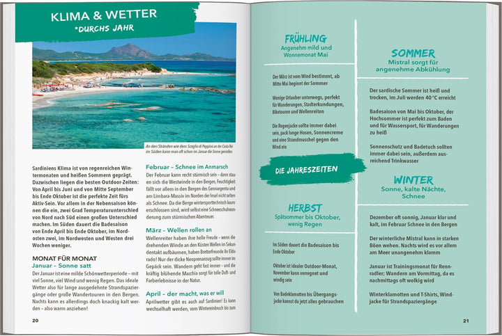 MARCO POLO OUTDOOR GUIDE Reiseführer Sardinien: Mit rund 150 Outdoor-Erlebnissen für alle, die am li