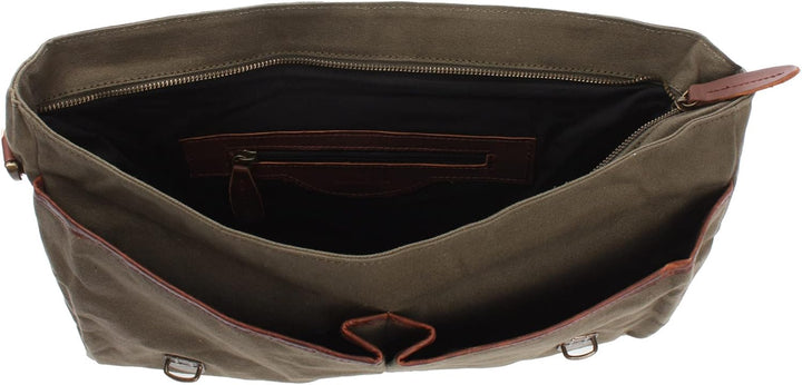 LECONI Collegetasche grosses Messenger Bag Tasche Arbeitstasche für Herren &amp; Damen DIN A4 Schultasch