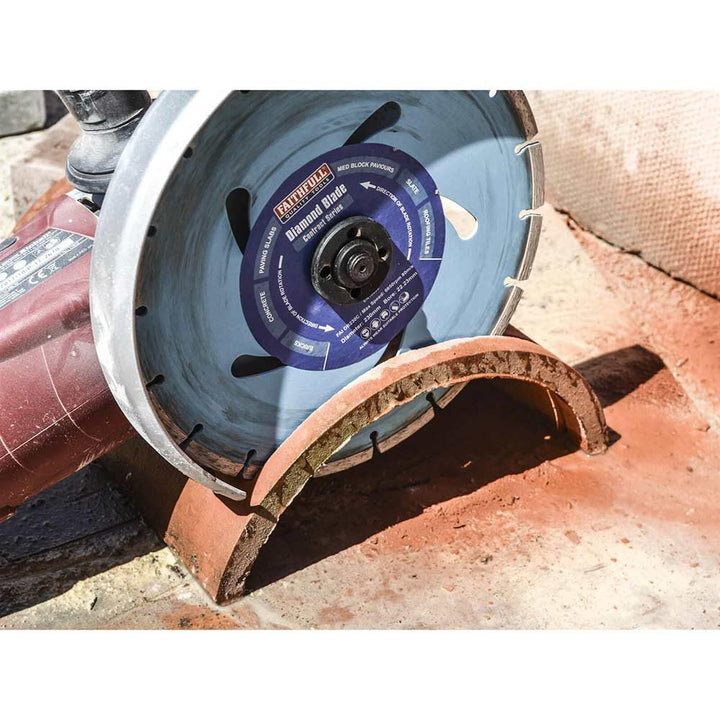Faithfull Contract Diamant Klinge 300 mm (Bore 20mm) 300 mm (12 Inch), 300 mm (12 Inch)