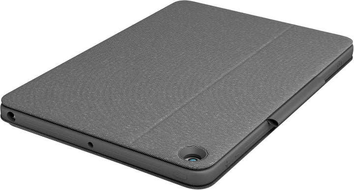 Logitech Combo Touch für iPad (7., 8. und 9. Generation) Schutzcase mit Präzisions-Trackpad, Noteboo