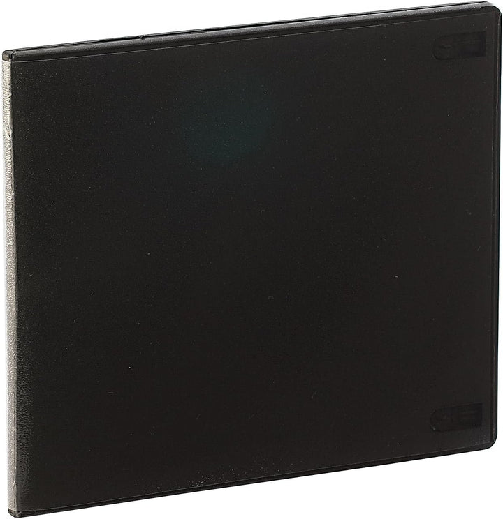 PEARL Hüllen: Doppel CD Slim Soft Boxen im 50er-Set, 7 mm, schwarz (DVD Hülle, Hülle für Doppel-CD,