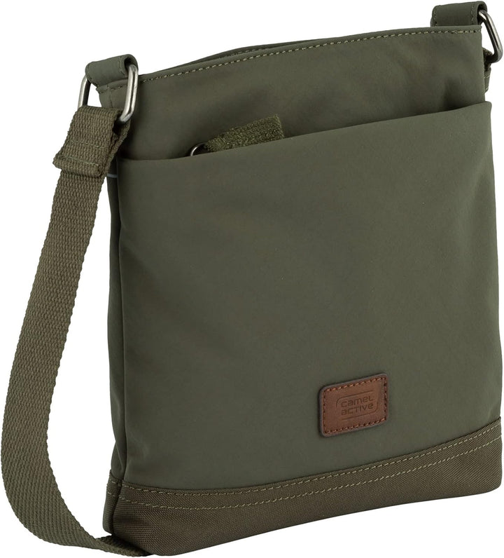 camel active Herren City Bb6 Umhängetasche 23,0 x 4,5 x 25,0 Khaki, 23,0 x 4,5 x 25,0 Khaki