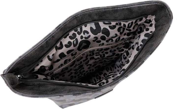 Fritzi aus Preussen Damen Bike01 Leo Black Idol Schultertasche