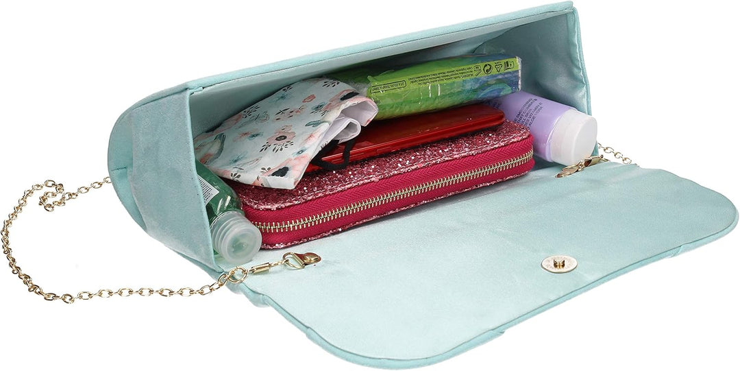 SwankySwans Damen Louise Clutch Mint, Mint