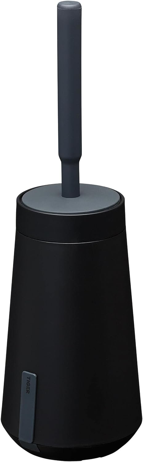 Tiger Tess Toilettenbürstenhalter mit flexibler Swoop WC-Bürste, WC-Bürstengarnitur freistehend oder