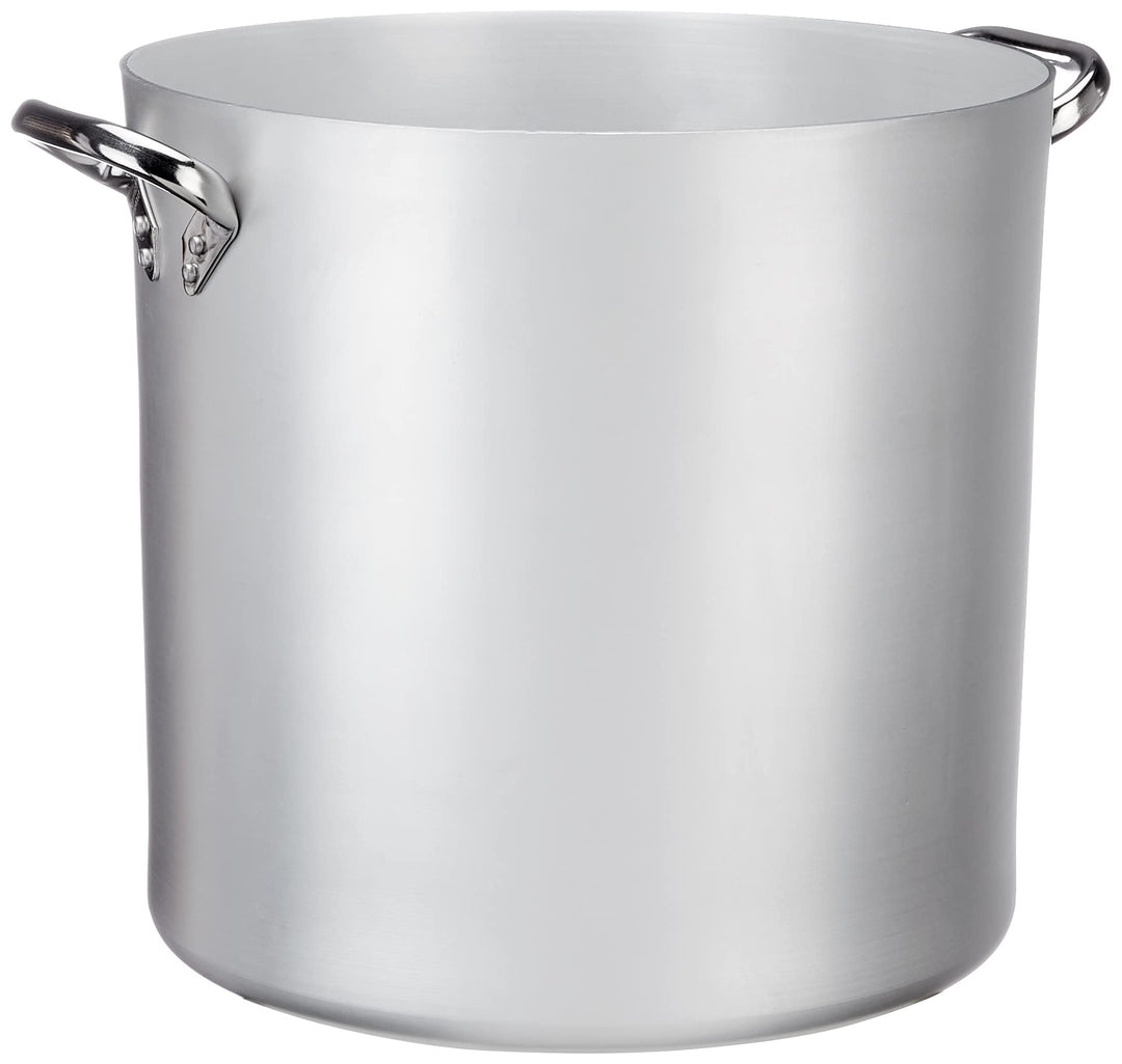 Pentole Agnelli ALMA10340 Hochtopf mit Zwei Griffen Edelstahl, professionelles Aluminium 3 mm, 46,5