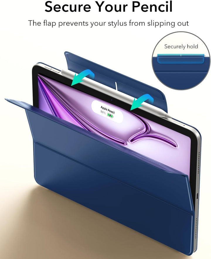 ESR für iPad Air 13 Zoll M4/M3/M2 Hülle (2026/2025/2024) und iPad Pro 12.9 (2022/2021/2020), Magnetb