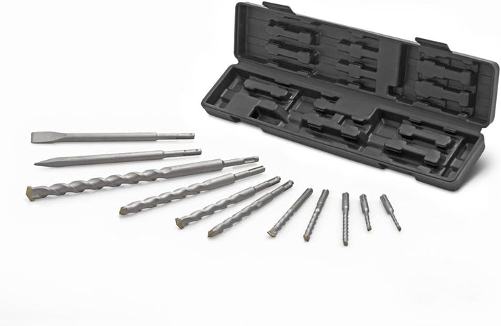 TROTEC SDS-plus Bohrer- und Meissel-Set passend für Bohrhammer (11-teilig)