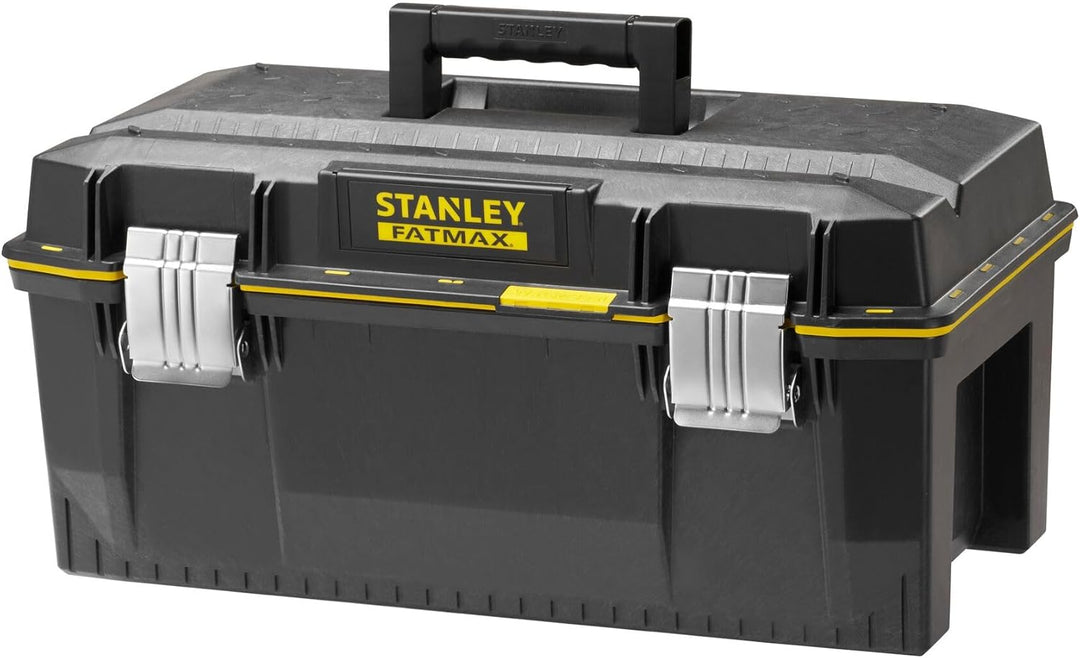 Stanley FatMax Werkzeugbox (58,4 x 30,5 x 26,7 cm, spritzwassergeschützer Koffer, robuste nicht-rost