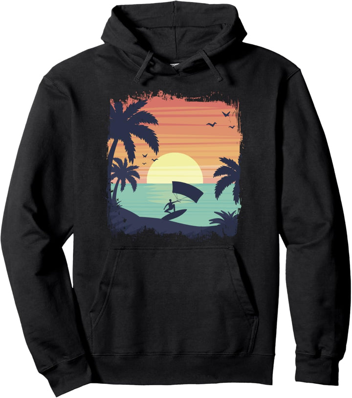 Sommerurlaub Kitesurfen Pullover Hoodie