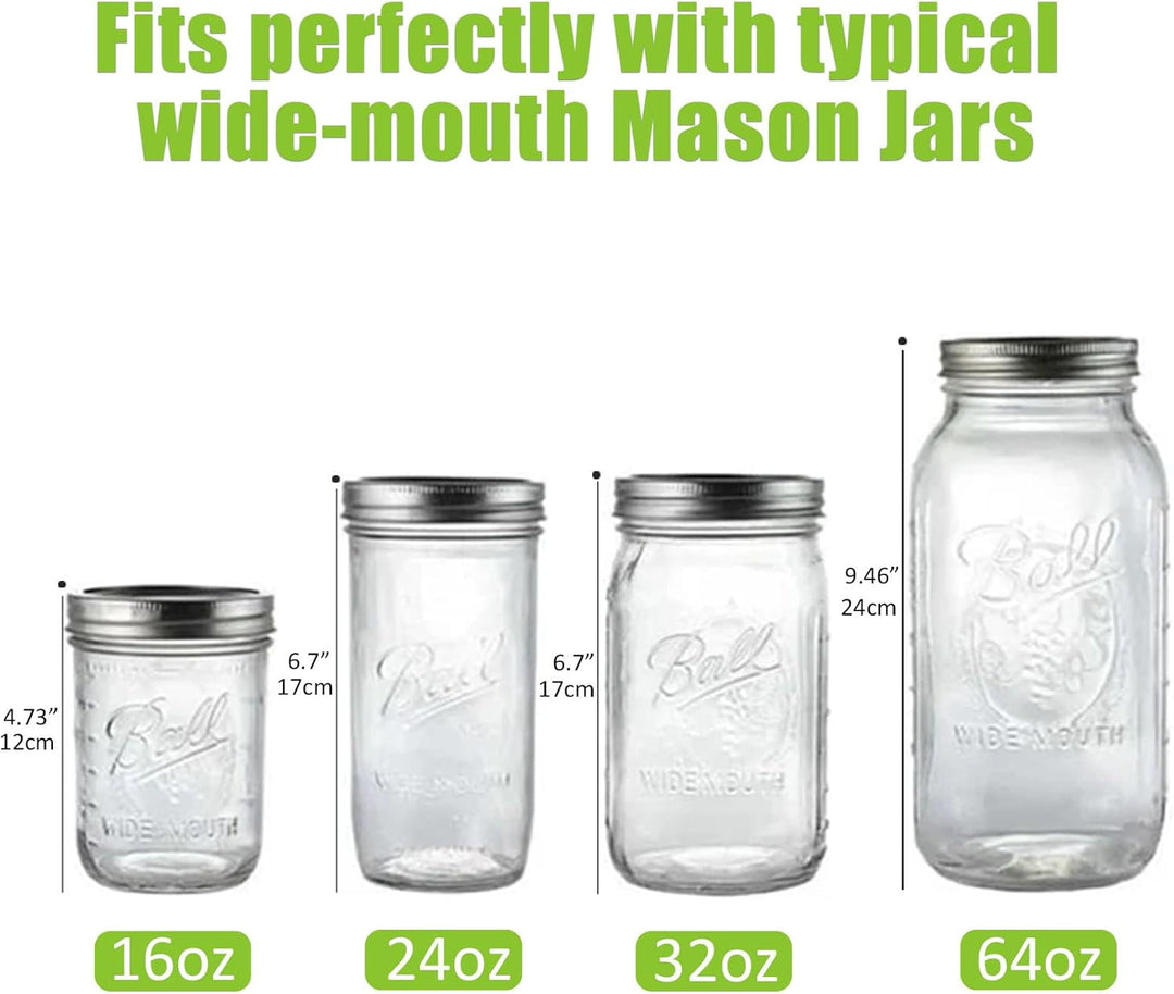 Artcome Gärgewichte aus Glas mit einfachem Griff und einzigartigem Textur-Design für grosse Einmachg