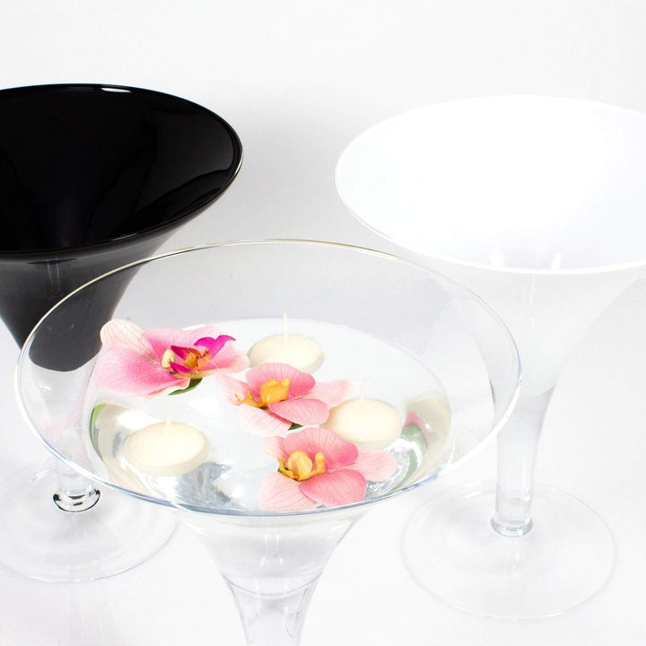 INNA-Glas XL Cocktailglas - Martiniglas Sacha, klar, 30cm, Ø 25cm - Glas Vase