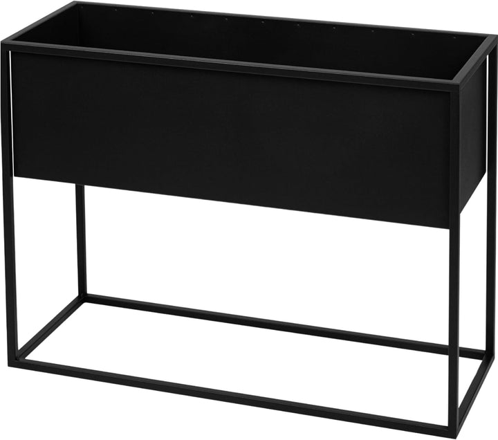 Pflanzenständer Petto - 80x30cm60cm - Farbe Schwarz - für Zimmerblumen - Metallregal - Dekorativer T