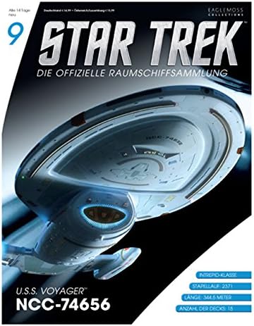 Eaglemoss U.S.S. Voyager NC-74656 Collection Modell - Star Trek die Offizielle Sammlung: Ausgabe #9