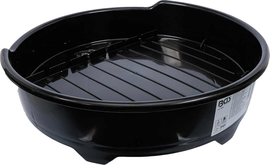 BGS 8942 | Ölfassaufsatz für 200-l-Fässer | 20 l, Schwarz