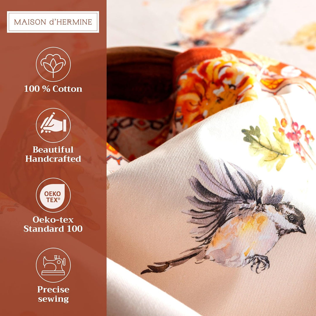 Maison d' Hermine Kelim Set mit 4 Handtüchern, weich und bequem, 100% Baumwolle, für Hochzeit, Famil