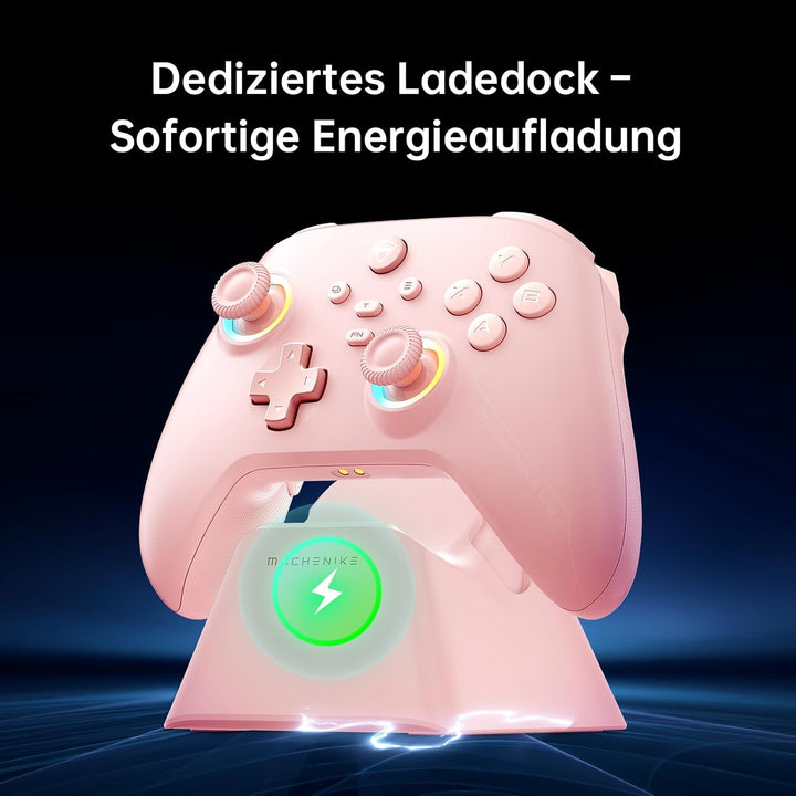 Machenike G3V2 Controller PC, Gamepad PC Wireless, 2 Einstellbare Hall Effekt Joystick, 2 Programmie