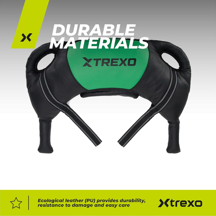 TREXO Bulgarian Exercise Bag 15 kg Krafttraining Fitness Ausdauer Perfekt für Zuhause und Fitnessstu