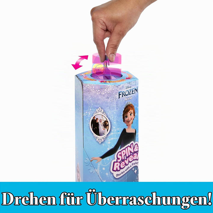 Mattel Disney Die Eiskönigin Elsa Modepuppen-Set, Spin &amp; Reveal mit 11 Überraschungen, darunter 5 Ac