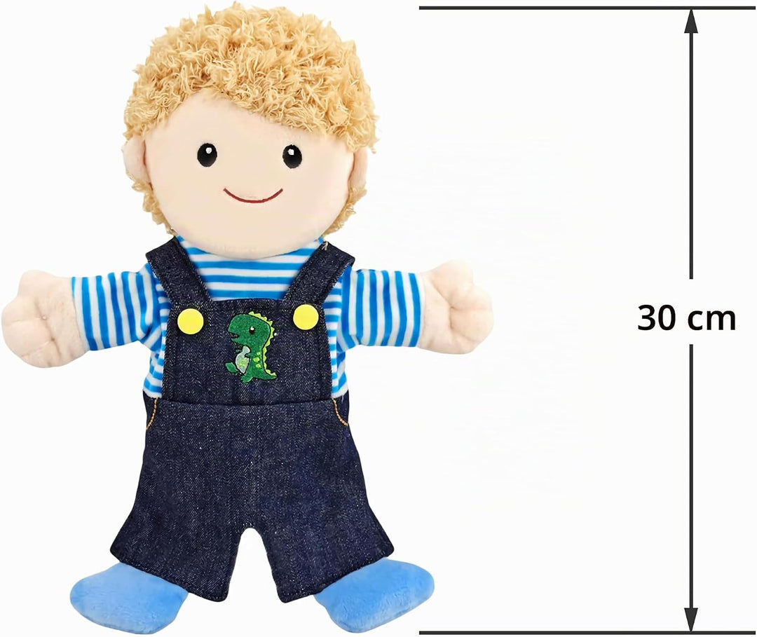 LOMTRATS Familien-Handpuppen für Kinder, inklusive Opa, Oma, Vater, Mutter, Tochter, Sohn, perfekt z