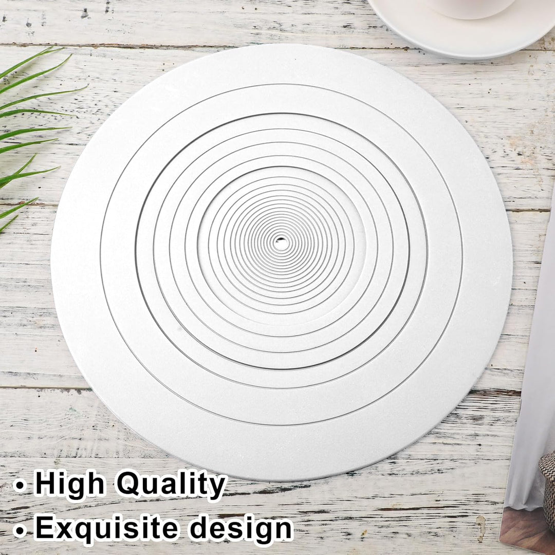 Plattenspieler-Plattenmatte, 30 cm Durchmesser Silikon Plattenspieler Matte Antistatische Rutschfest