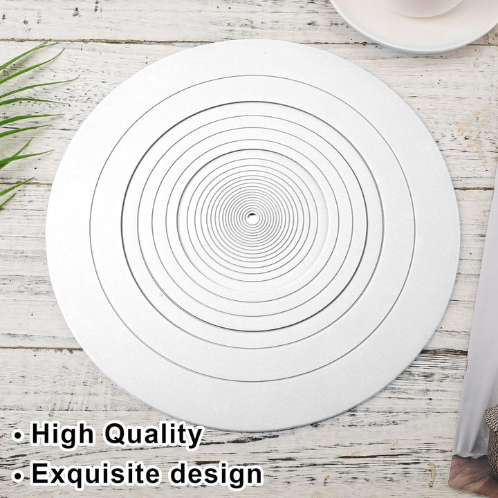 Plattenspieler-Plattenmatte, 30 cm Durchmesser Silikon Plattenspieler Matte Antistatische Rutschfest