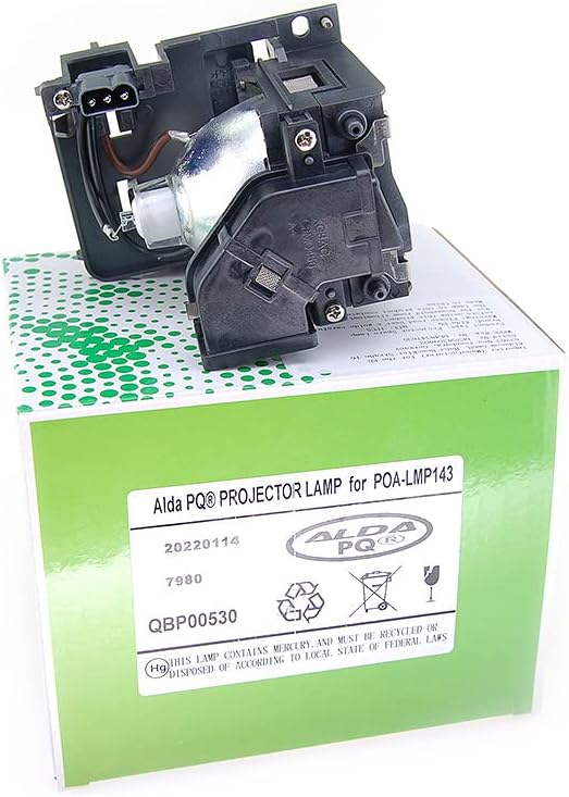 Alda PQ-Premium, Beamerlampe / Ersatzlampe kompatibel mit 610-351-3744, LMP143 für SANYO PDG-DWL2500