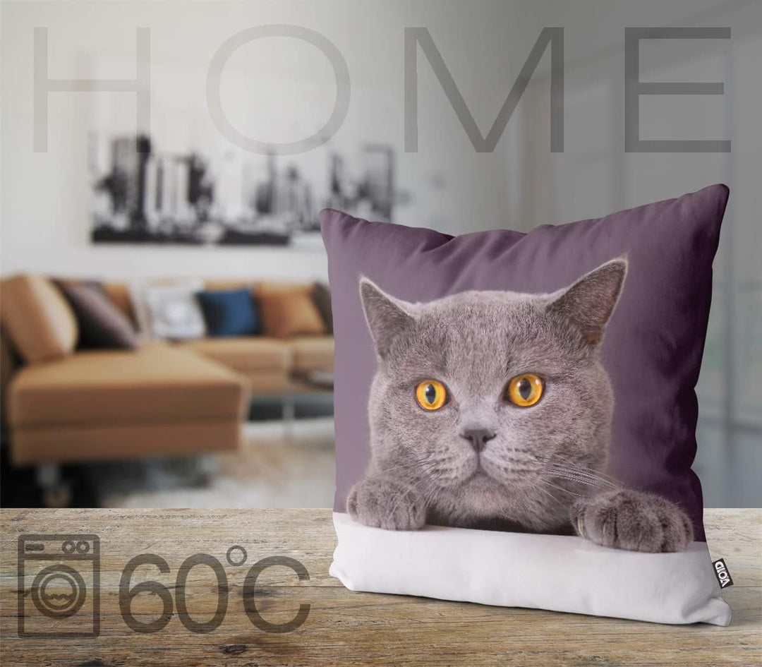 VOID Katze Britisch Kurzhaar Kissenbezug Kissenhülle Sofakissen Kissen Deko Outdoor-Kissen Dekokisse