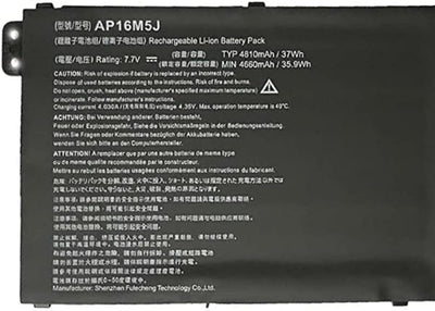 ASKC AP16M5J Laptop Akku für Acer Aspire 1 A114-31 A114-32 Aspire 3 A314-31 A314-32 A314-41 A315-21