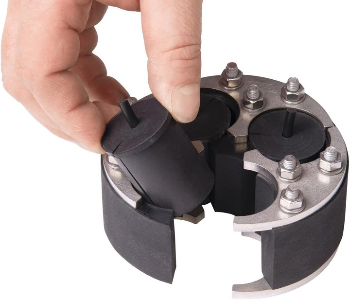 Ritzer by Hauff Ringraumdichtung/Mauerdurchführung HRD150 SG, 150mm, für 3 Kabel/Rohre 22-54 mm, get