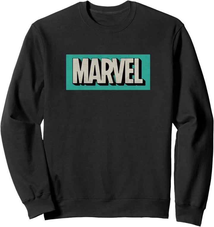 Marvel Retro Logo Blue Sweatshirt