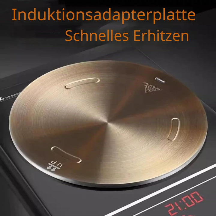 Induktionskochfeld-Adapterplatte, Lifenergric Wärmeverteilerplatte für Glas, Elektroherd, Wärmeverte