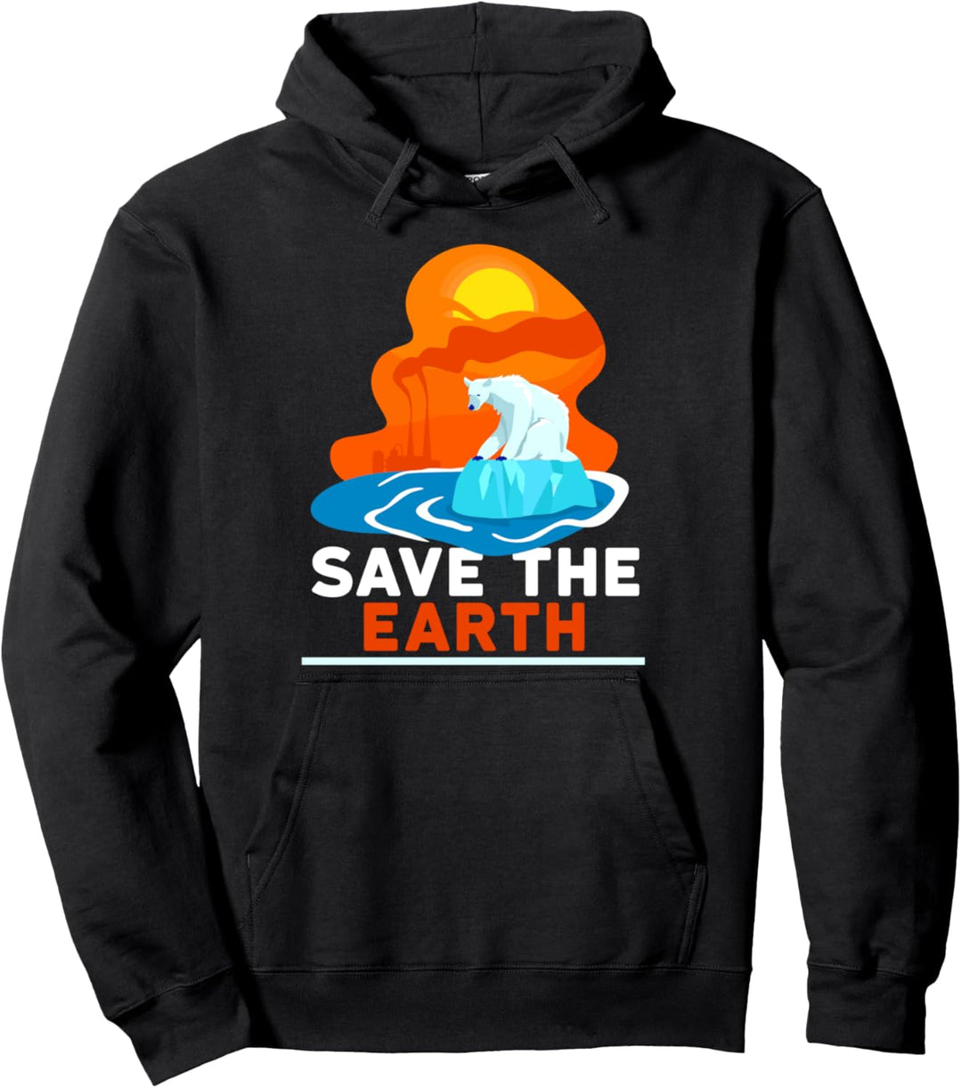 Klimawandel Klimaschutz Erderwärmung - Erde Planet Pullover Hoodie