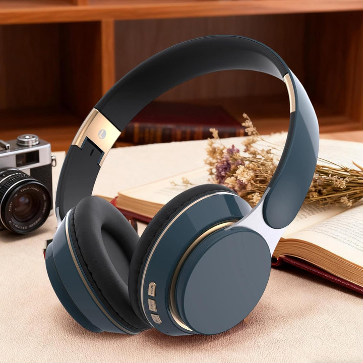 Over-Ear-Headset, Stereo Sound Atmungsaktiver Kopfhörer, Leicht Und Tragbare Kabellose Ohrhörer, Für