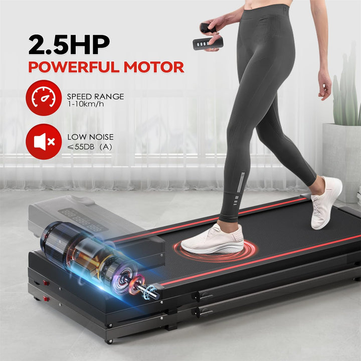 Klappbares Laufband für Zuhause Portable Walking Pad für den Bürogebrauch, Leichtes Klapbar Laufband