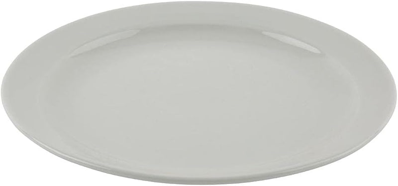 Olympia Athena Hotelware Teller mit schmalem Rand - 226 mm 9" (Box 12), Weiss 226(Ø)mm/ 9", 226(Ø)mm