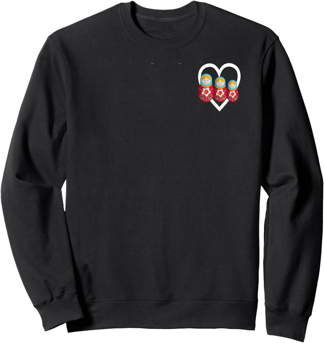 Schöne Matrjoschka Russische Puppe - Matroschka Babuschka Sweatshirt